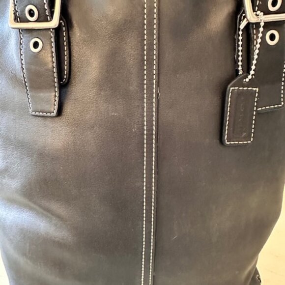 RESTORED Vintage Coach "Hampton" CarryAll Tote Bag-VGVC - Picture 11 of 11